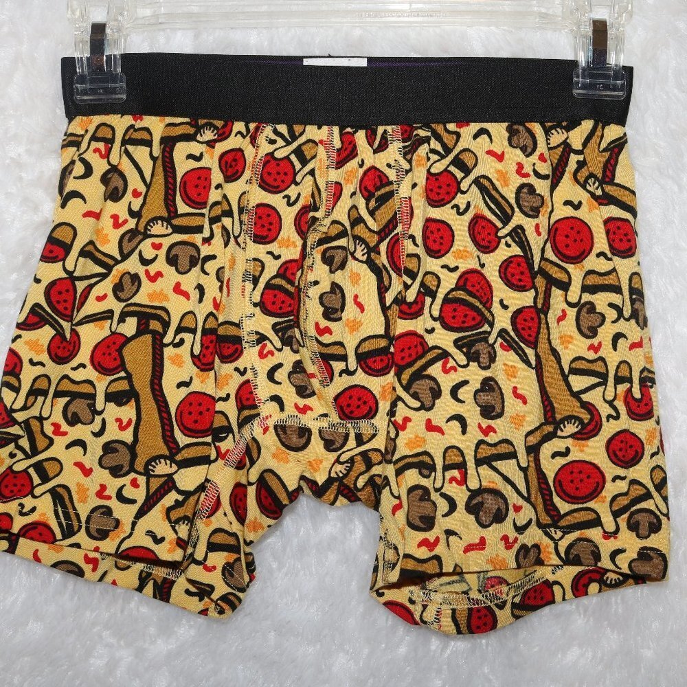 MeUndies pizza men's/teens boxer briefs size small NWOT
